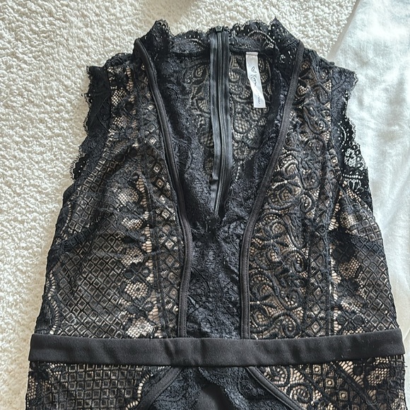 Lace Little Black Dress - Picture 2 of 5